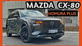 Neue Mazda CX80 mit 7 Sitze  eSkyactiv PHEVAWD  Homura Plus   Außen amp innen Ansicht  Reviews [upl. by Nmutua]