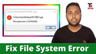 How to Fix File System Error on Windows 10 or 8 and 7  Technical BN  technumanbd [upl. by Ardek]