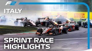 F2 Sprint Race Highlights  2023 Italian Grand Prix [upl. by Jecho885]