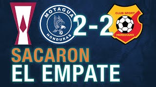 HEREDIANO LO EMPATÓ A ÚLTIMA HORA ANTE MOTAGUA EN LA COPA CENTROAMERICANA 2024 [upl. by Marina990]