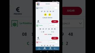 Comprobar Lotería App  Resultados Euromillon  Primitiva  Bonoloto  Apuestas del Estado loteria [upl. by Strickman]