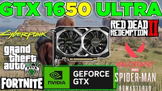 GTX 1650 TEST IN GAMES [upl. by Enelia]