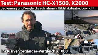 Vergleichstest Panasonic X1500 und X2000 gegen X1000 [upl. by Chryste]