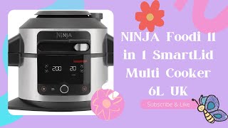 🥧🥮NINJA Foodi 11 in 1 SmartLid Multi Cooker 6L UK Perfect for cooking quick and easy meals [upl. by Amelia]