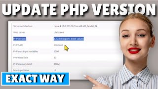 How to update php version in wordpress with plugin Cpanel 2024 [upl. by Nannahs979]