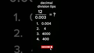 Dividing decimal numbers 💯✔  division decimal in easy way  bit maths usa maths [upl. by Niraj]