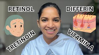 Tretinoin Retinol and Differin gel  Which one to use Formulations explained by a researcher [upl. by Niliac755]