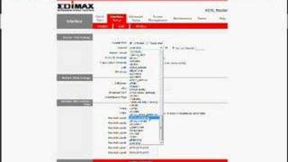 Edimax ADSL Modem Router  Setup WPA Wireless Security [upl. by Rockwell]