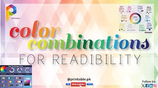 Mastering Color amp Font Combinations in Printing  Printablepk Design Series [upl. by Erdah]