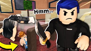 I made my Roblox character VERY SMALL to hide from the murderer [upl. by Asiral]