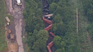 Pennsylvania train derailment investigation [upl. by Ahsaelat]