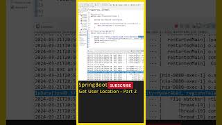 Java Spring BootGet User Location  2 SpringBoot Tutorial Java Tutorial In Telugu Java Tutorial [upl. by Cohlier]