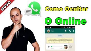 COMO TIRAR O ONLINE E FICAR OCULTO NO WHATSAPP [upl. by Karin292]