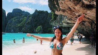 PHI PHI Island tour What to expect THAILAND Vlog day 4 thailand thailandvlog vlog thailandvisit [upl. by Nimesay]