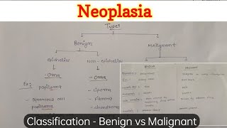 Neoplasia  Classification  Benign Tumour vs Malignant Tumour [upl. by Adnema]