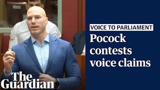 David Pocock says voice to parliament claims ‘bordering on misinformation’ before referendum vote [upl. by Adorne]