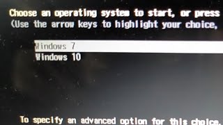 How to Dual Boot Windows 7 and Windows 10 on Laptop [upl. by Haidabo292]