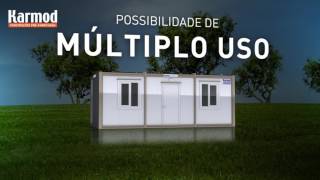 Módulos e Contentores  Escritório  Casas  Habitacionais [upl. by Lamont135]