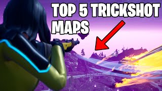 Top 5 BEST TRICKSHOT MAPS with Codes 5 insane [upl. by Siraval]