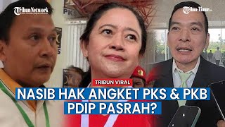 Reaksi Puan saat Ditanya Nasib Hak Angket Meski Tanpa PDIP PKS amp PKB Siap Maju [upl. by Moriah539]