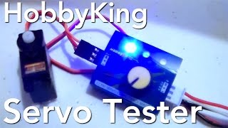 Hobbyking Servo Tester AND Trick Power Setup without ESC [upl. by Charry]