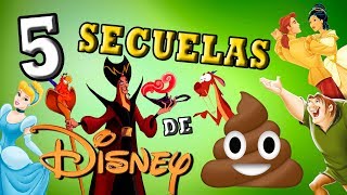 5 secuelas DISNEY de 💩 [upl. by Akyre349]