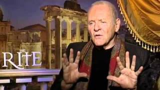 Anthony Hopkins  The Rite Interview [upl. by Yrtnahc770]