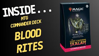 Inside…Lost Caverns of Ixalan Commander Deck Blood Rites 4K 60fps [upl. by Potter]