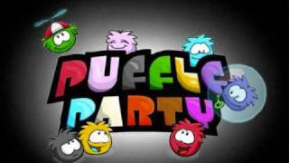 Puffle Party quotBlack Puffle Roomquot Music [upl. by Abbotsun]