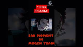 Sad moment in mugen Train movieDemon Slayer Tanjiro verse YT [upl. by Ecirtam842]