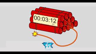 Countdown dynamite timer 5 MINUTES [upl. by Zebapda]