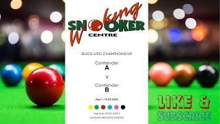 BUCSUPC Snooker Championships Day 1 [upl. by Hetti]