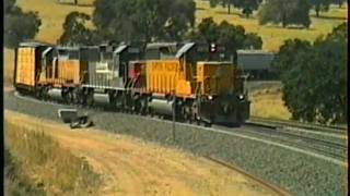 What Happens When A Train Has No Helpers Up Tehachapi [upl. by Ailekahs]