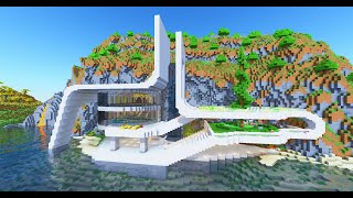 Minecraft  Modern HouseVilla amp INTERIOR ｜How to Build in Minecraft  Minecraft Survival [upl. by Nylynnej707]