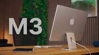 Der neue iMac M3 Der perfekte Computer für deinen Arbeitsplatz [upl. by Enajyram]