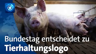 Bundestag entscheidet über Tierhaltungslogo [upl. by Teahan]