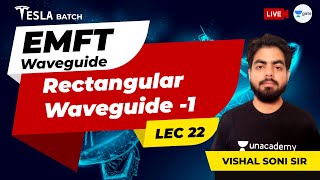 Rectangular Waveguide  1  EMFT Waveguide  Lec 22  GATE EEECE 2021 Exam  Vishal Soni [upl. by Wynn159]