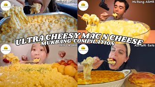 ASMR  ULTRA CHEESY MAC N CHEESE MUKBANG COMPILATION  🇺🇸🇬🇷🇯🇵 CHEESIEST FOOD EATING SHOW [upl. by Neivad]