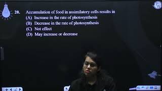 Accumulation of food in assimilatory cells results in [upl. by Nessi]