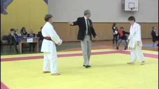 Shotokan Karate The Best Fights Russian Cup 2010 [upl. by Atina897]