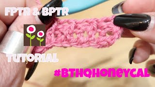 Understanding Front Post amp Back Post Treble crochet fptr amp bptr  CROCHET [upl. by Beckett]