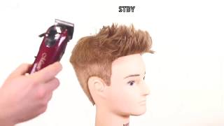 Faux Hawk Mens Haircut Tutorial  TheSalonGuy [upl. by Lavery]