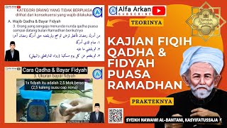 KAJIAN FIQIH PUASA RAMADHAN  KETENTUAN QADHA amp FIDYAH PUASA RAMADHAN 2024 [upl. by Maribel]