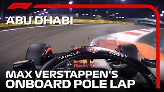 Max Verstappens Pole Lap  2021 Abu Dhabi Grand Prix  Pirelli [upl. by Arreik159]