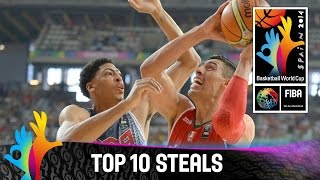 Top 10 Steals  2014 FIBA Basketball World Cup [upl. by Isiahi]