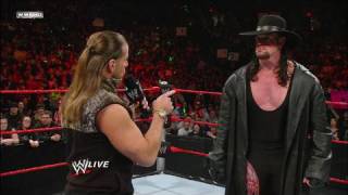 Undertaker and Shawn Michaels talk about their match at [upl. by Gertrud]