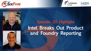 Intel Breaks Out Product and Foundry Reporting  Episode 211  Six Five Podcast [upl. by Yssej256]