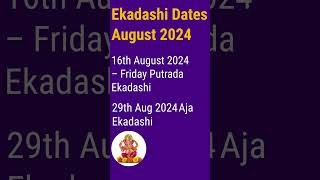 Ekadashi Kab Hai 2024  Nirjala Ekadashi  Ashadhi Ekadashi  When is Ekadashi Dev Uthani Ekadashi [upl. by Basilius]