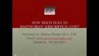 How much does an ISNetworld® subscription cost By Markus Wesaw® [upl. by Bandur]