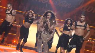 Jennifer Lopez Ft Pitbull  Live On The Floor American Idol HD [upl. by Lesli]